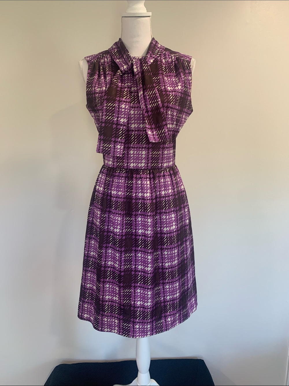 Vintage Westbury FashionsPurple Plaid Dress Sz 6